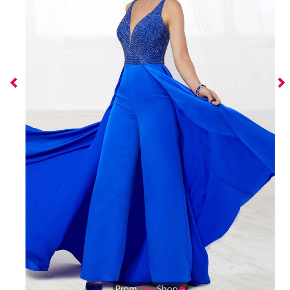 Tiffany jumpsuit train dress